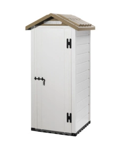 CASETTA DA GIARDINO IN PVC GAROFALO "TUSCANY 80" L.96,5 X P.96,5 X H.203